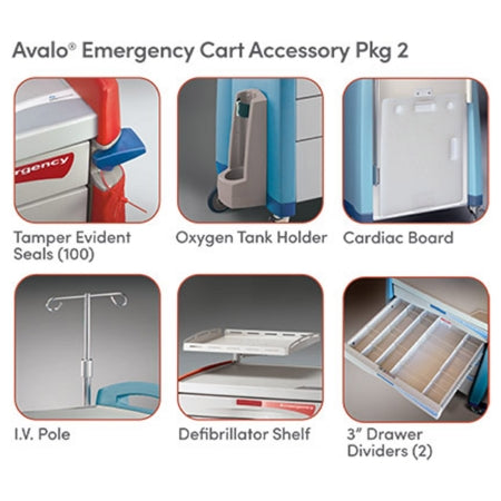 Avalo - Emergency Cart Accessory Package  Carts - Capsa Solutions - AM-EM-ACCPK2