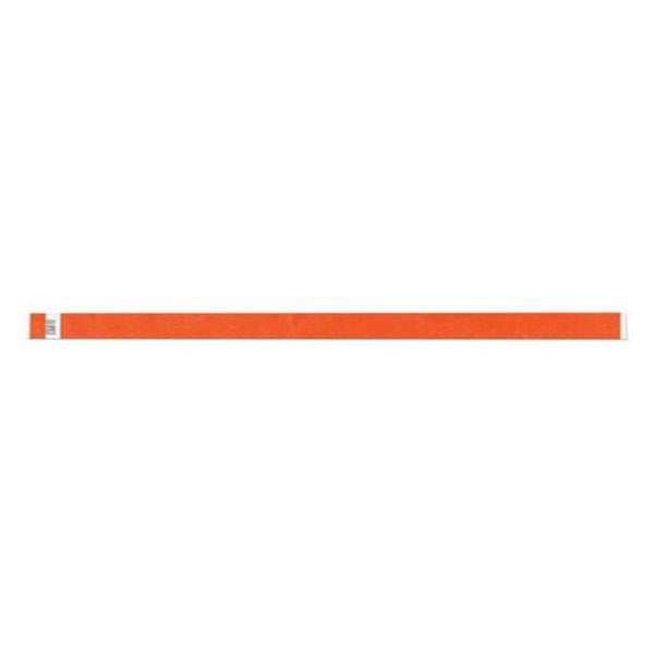 Precision Dynamics Corp. Wristband Identification Dupont Tyvek Orange 500/Pk - NTS-17-PDM