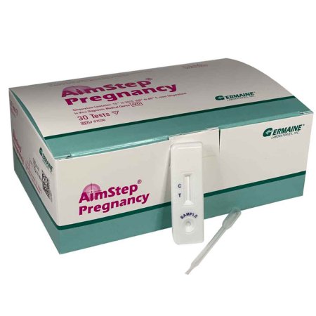 AimStep - Rapid Test Kit Fertility Test hCG Pregnancy Test Urine Sample 30 Tests - 97030