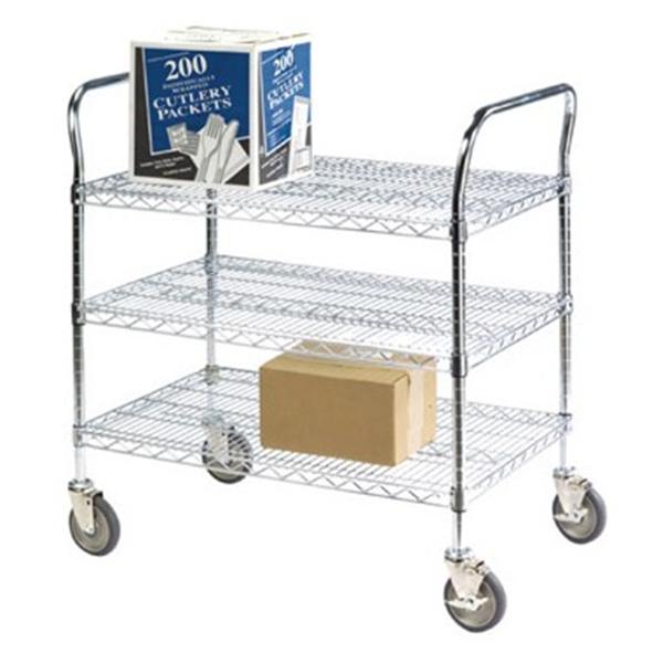 Lakeside Mfg Co Cart Utility 24X36" 4-5" Swivel Casters/2 Locking Ea - R2436CUC-3