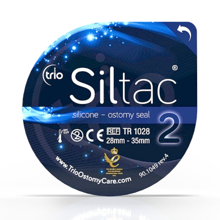 Trio Silvex - Ostomy Seal Medium, 28-35MM, Silicone, Flat - Professional Products And Services - TR1028-10
