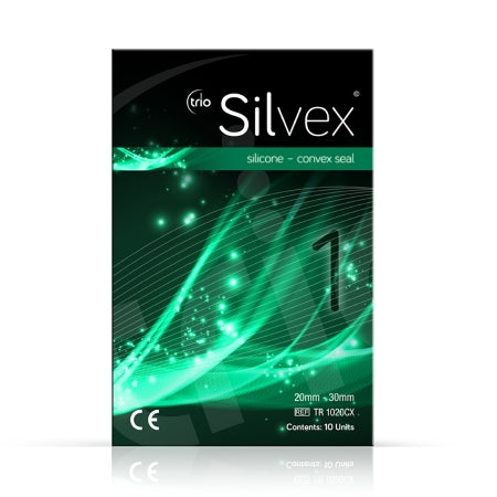 Trio Silvex - Ostomy Seal Size 3, 20-30MM, Convex, Silicone - Professional Products And Services - TR1020CX