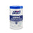 PURELL Healthcare - Surface Disinfectant Cleaner Premoistened Alcohol Based Manual Pull Wipe 110 Count Canister Unscented NonSterile - 9340-06