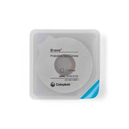 Brava - Ostomy Seal Convex, Starter Hole 1 Inch (25mm) - Coloplast - 12091