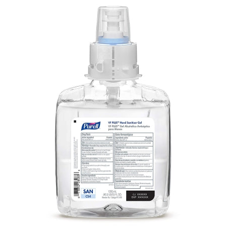 Purell VF Plus - Hand Sanitizer 1200 mL Ethyl Alcohol Gel Dispenser Refill Bottle - Gojo - 5199-04