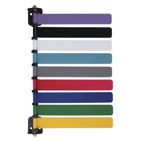 Omnimed - Exam Room ID Flag System Door / Wall Mount 9 Flags 8 Inch - 291819