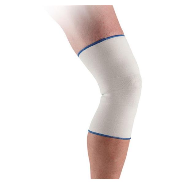Ossur America-Royce Medical Support Knee Elastic White/Blue Edge Size Large Ea - 13352