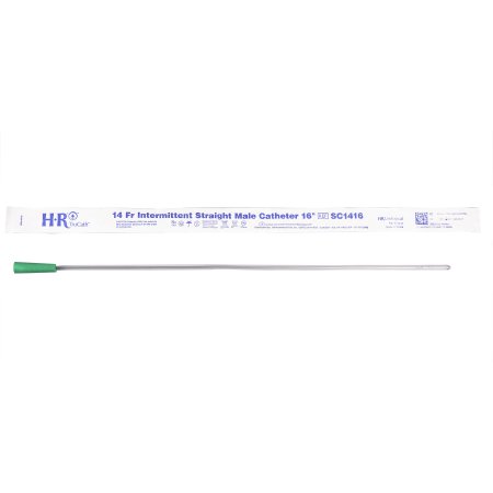 TruCath - Urethral Catheter Straight Tip Uncoated PVC 14 Fr. 16 Inch - Hr Pharmaceuticals - SC1416