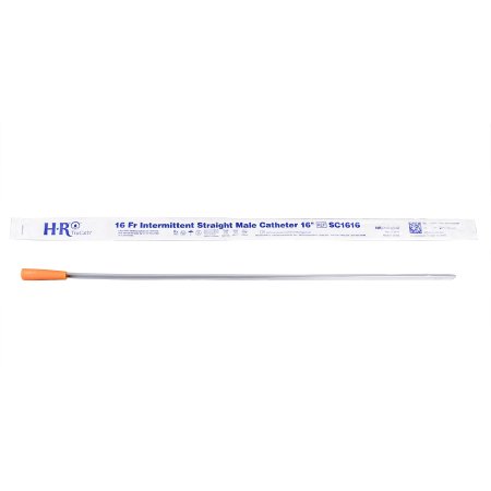 TruCath - Urethral Catheter Straight Tip Uncoated PVC 16 Fr. 16 Inch - SC1616