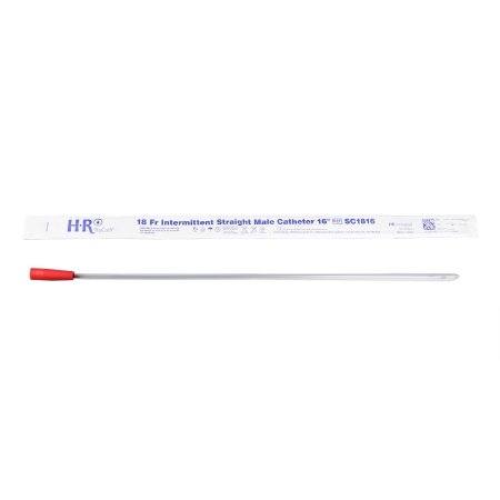 TruCath - Urethral Catheter Straight Tip Uncoated PVC 18 Fr. 16 Inch - SC1816