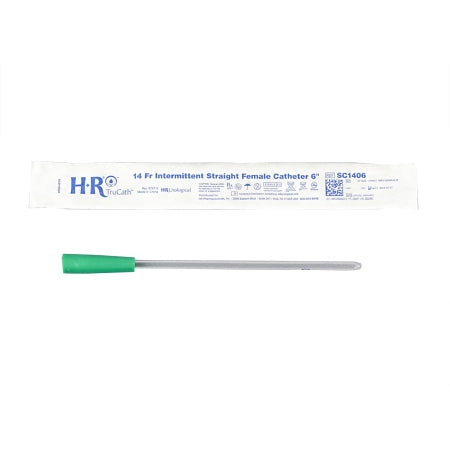 TruCath - Urethral Catheter Straight Tip Uncoated PVC 14 Fr. 6 Inch - Hr Pharmaceuticals - SC1406