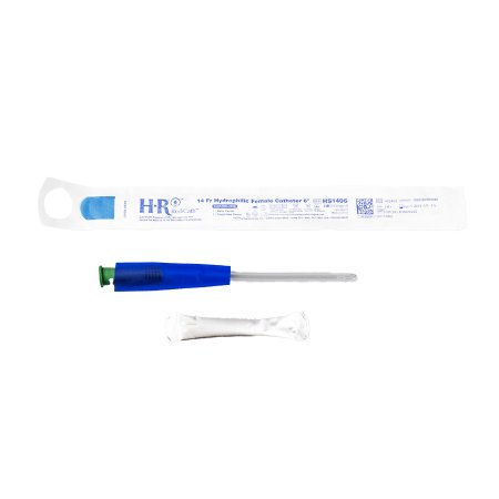 RediCath - Urethral Catheter Straight Tip Hydrophilic Coated PVC 14 Fr. 6 Inch - Hr Pharmaceuticals - HS1406
