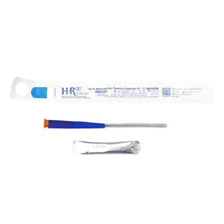 RediCath - Urethral Catheter Straight Tip Hydrophilic Coated PVC 16 Fr. 6 Inch - Hr Pharmaceuticals - HS1606