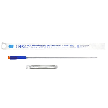 RediCath - Urethral Catheter Coude Tip Hydrophilic Coated PVC 16 Fr. 16 Inch - HC1616