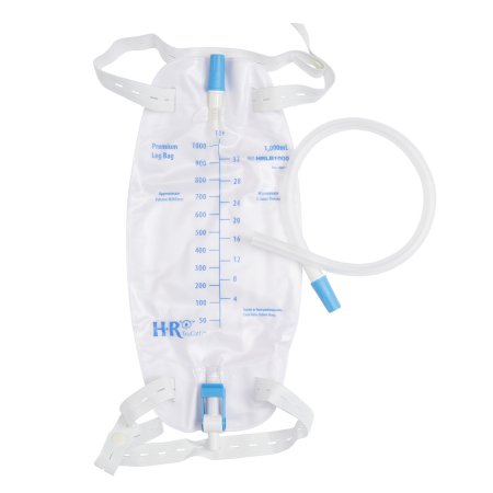 TruCath Premium - Urinary Leg Bag Without Valve Sterile Fluid Path 1000 mL - HRLB1000
