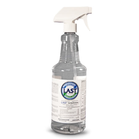 Last Microbiostatic - Surface Disinfectant Cleaner Bactericidal Manual Pump Liquid 32 oz. Bottle Scented NonSterile - LAST-32