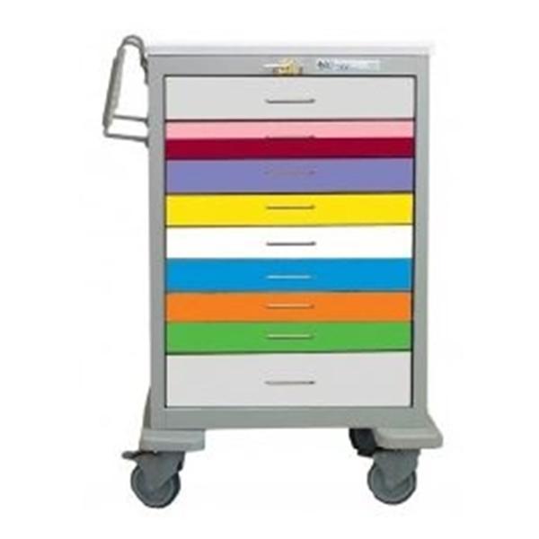 Waterloo Industries Cart Pediatric 9 Drawer Ea - UXGLU-9PEDS
