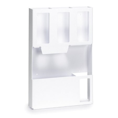 Market Lab - PPE Dispenser Wall Mounting 1 Box of Mask, 3 Glove Boxes, and 1 Box of Gowns Clear 16.62 W X 3-1/4 D X 25.3 H Inch ABS Plastic - 60128