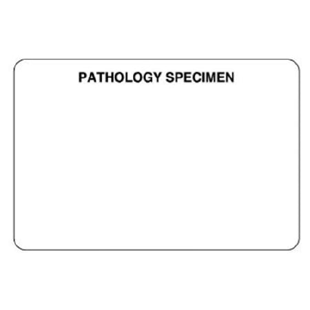 UAL - Pre-Printed Label Laboratory Use White Paper Pathology Specimen Black Lab / Specimen 2 X 3 Inch - ULLS401