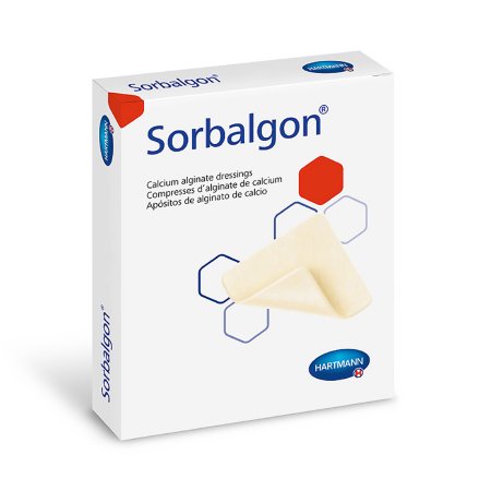 Sorbalgon - Calcium Alginate Dressing 4 X 8 Inch Rectangle Calcium Alginate / Polysorbate Sterile - 49230001