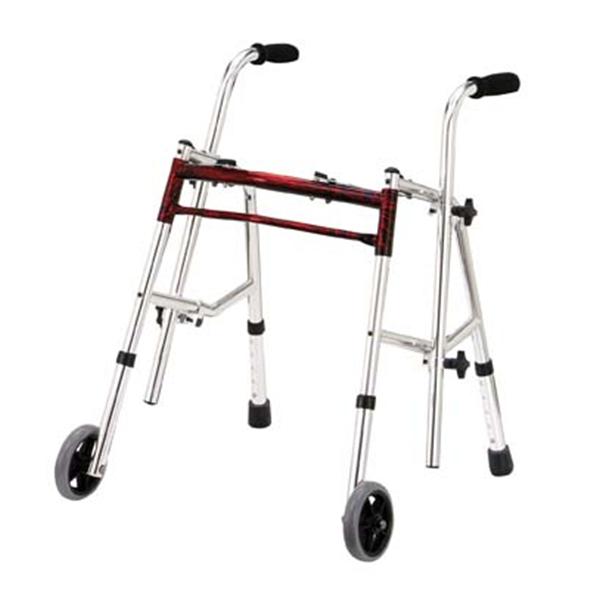 Drive Medical Designs Walker Glider Flame Red 2 Front Casters 25X19X22-33" Junior 1Ea/Ca - 10222FRD-1