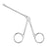 Centurion - Alligator Forceps 3-1/2 Inch Length Floor Grade Stainless Steel Sterile NonLocking Finger Ring Handle Straight Micro Cup Tip - Medline - I68030