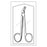 Sklar Instruments Scissors Wire Cutting Econo 4-3/4" Blunt/Blunt Serrated Angled Ss Disposable Ea - 96-2519