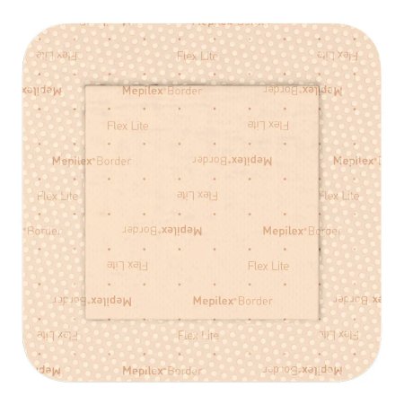 Mepilex Border Flex Lite - Silicone Foam Dressing 6 X 6 Inch Square Adhesive with Border Sterile - 581500