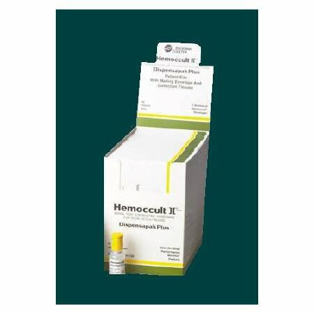 Hemocue Hemoccult II Dispensapak Plus Rapid Test Kit Colorectal Cancer Screening Fecal Occult Blood Test (FOBT) Stool Sample CLIA Waived 40 Tests - 61130A