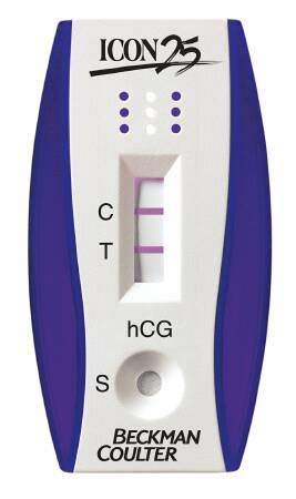 Hemocue Icon 25 hCG Rapid Test Kit Fertility Test hCG Pregnancy Test Serum / Urine Sample CLIA Waived for Urine / CLIA Moderate Complexity for Serum 25 Tests - 43025A