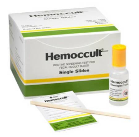 Hemocue Hemoccult Single Slides Rapid Test Kit Colorectal Cancer Screening Fecal Occult Blood Test (FOBT) Stool Sample CLIA Waived 1,000 Tests - 60152