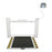 Health O Meter - Wheelchair Scale Digital LCD Display 1000 lbs. 454 kg Capacity White AC Adapter / Battery Operated - 2900KL-AM