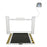 Health O Meter - Wheelchair Scale Digital LCD Display 454 kg Capacity White AC Power - 2900KG-AM