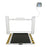 Health O Meter - Wheelchair Scale Digital LCD Display 474 kg Capacity White AC Adapter / Battery Operated - 2900KG-AM-BT