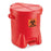 Uline - Medical Waste Receptacle 14 gal. Round Red HDPE Step On - H-5192