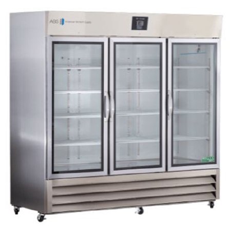 ABS - Refrigerator Laboratory Use 72 cu.ft. 3 Stainless Steel Glass Doors Cycle Defrost - ABT-HC-SSP-72G