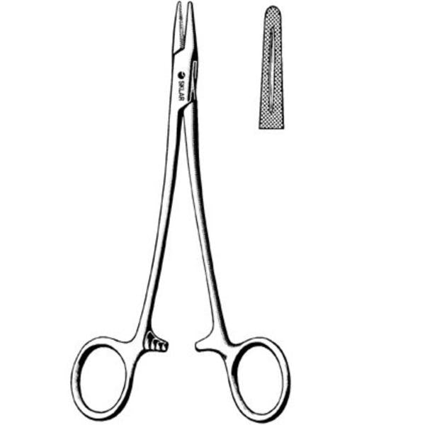 Sklar Instruments Holder Needle Mayo-Hegar 7" Serrated Jaw Stainless Steel Ea - 20-2070