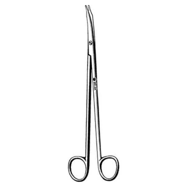 Sklar Instruments Scissors Dissecting Reynolds 6" Blunt/Blunt Smooth Curved Stainless Steel Ea - 22-2760