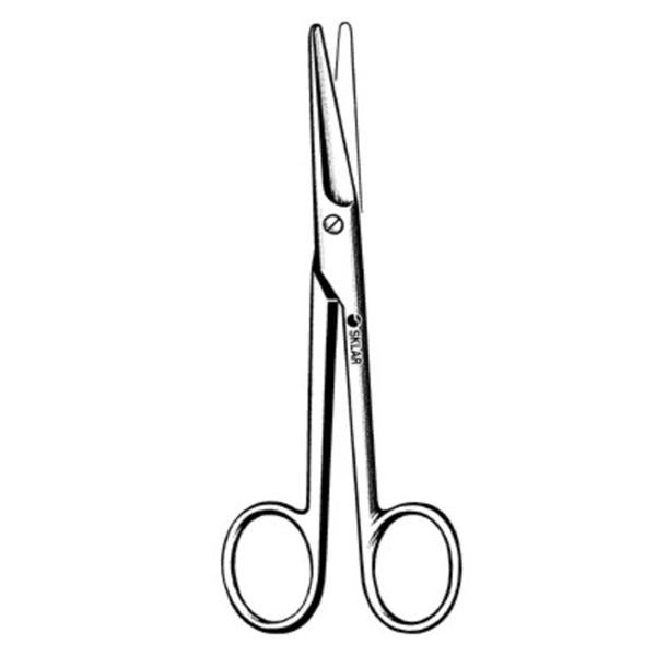 Sklar Instruments Scissors Dissecting Mayo Sklarlite 5-1/2" Blunt/Blunt Smooth Straight Ss Ea - 23-1164