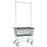 Dura-Seven - Laundry Cart with Double Pole Rack 4.5 Bushel Capacity Steel Tubing 5 Inch Clean Wheel System Casters - 200F56/D7