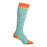 Motif Medical - Maternity Compression Socks Knee High Medium Green / Orange / Pink Closed Toe - AAB0001-02