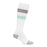 Motif Medical - Maternity Compression Socks Knee High Medium White / Gray / Green Closed Toe - AAB0005-02