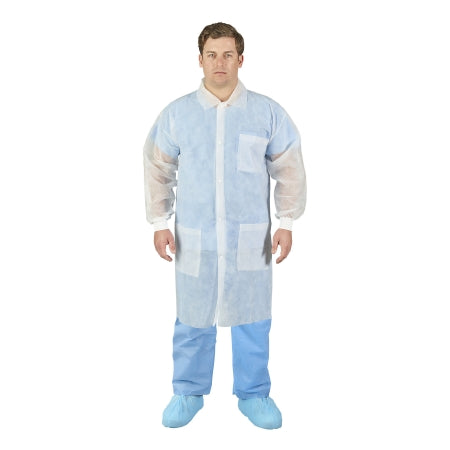 Halyard - Lab Coat White X-Large Knee Length Disposable - 10234