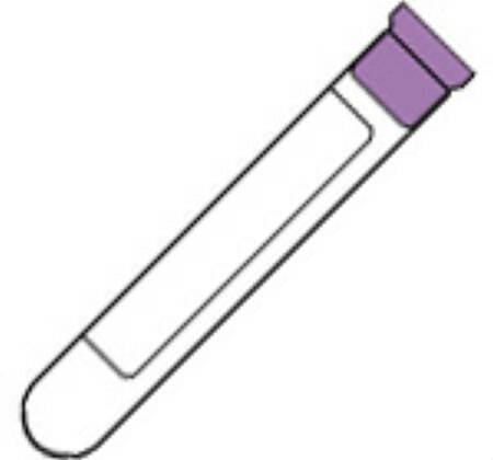 Becton Dickinson BD Vacutainer Venous Blood Collection Tube Whole Blood Tube K2 EDTA Additive 13 X 75 mm 3 mL Lavender Conventional Closure Plastic Tube - 367835