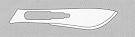 Bard-Parker Rib-Back - Surgical Blade Carbon Steel No. 25 NonSterile Disposable Individually Wrapped - 371325