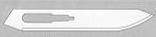 Bard-Parker Rib-Back - Surgical Blade Carbon Steel No. 60 NonSterile Disposable Individually Wrapped - 371340