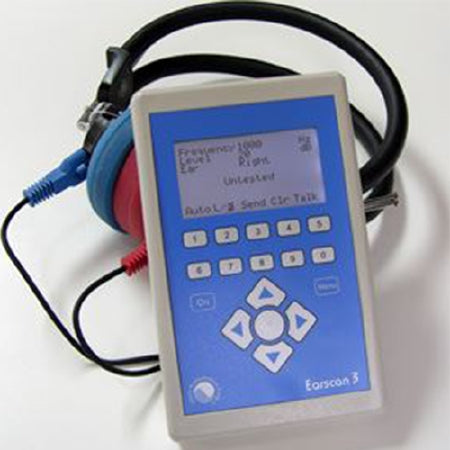 Earscan 3 - Automatic Threshold Audiometer Handheld Portable - Micro Audiometrics - ES3