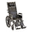Nova - Reclining Wheelchair Full Length Arm Elevating Legrest Black Upholstery 18 Inch Seat Width Adult 300 lbs. Weight Capacity - Nova Ortho-Med - 6180S