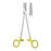 Sklar - Needle Holder 7 Inch Length Straight Blunt Serrated Tips Finger Ring Handle - 21-8112