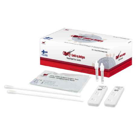 Clarity - Rapid Test Kit Antigen Detection Covid-19 Antigen Nasopharyngeal Swab Sample 25 Tests - CLA-COV19AG-VIS
